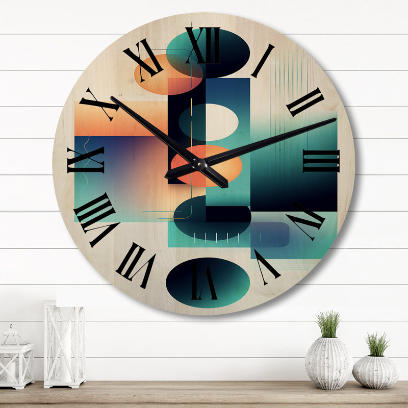 Horloge murale Independence of Curiosity Retro Circular II, Grand