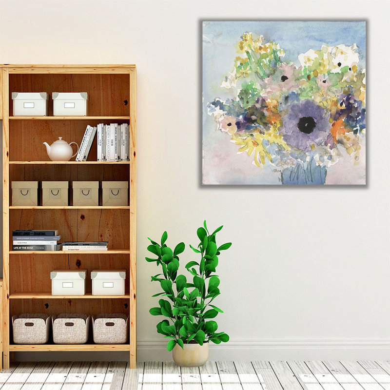 Everything Floral II - Canvas Print Wall Art, 40" H x 40" W