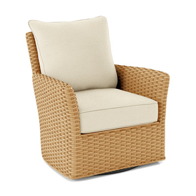 Lanai Upholstered Swivel Armchair