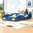 Twin Wooden Race Car Bed-1026311312