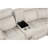 Lacrosse Modern Style Power Recliner Sectional With Bluetooth Speaker And LED Made With Wood & Metal In Beige-571694454