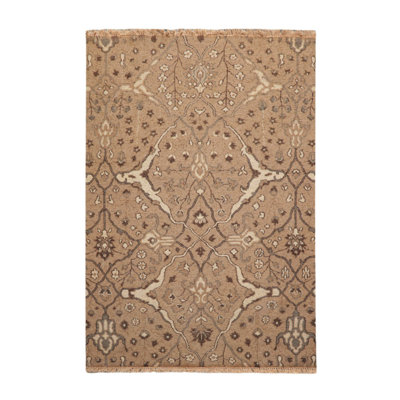 One-of-a-Kind Rectangle 4 'x 5'10'' Wool Area Rug in