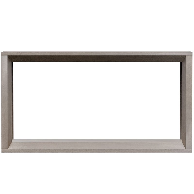 Console rétro en bois avec console rectangulaire derrière le canapé et la table d'entrée, Gris