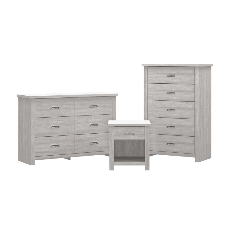 Piece Bedroom Set, Dusty Gray Oak