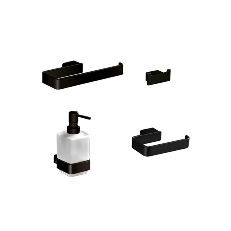 Ensemble de quincaillerie de salle de bain 4 pièces Leverette