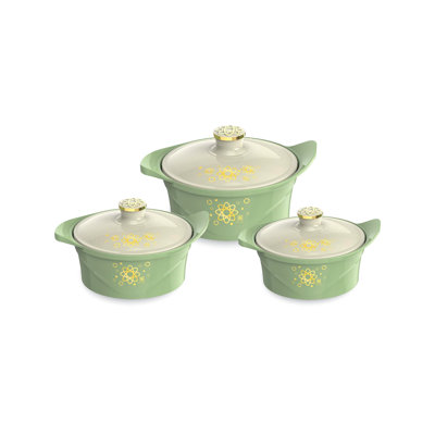 Food Storage - Set of 3 Containers and 1 Lids
