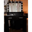 Bureau de coiffeuse avec miroir et lumières-111416748