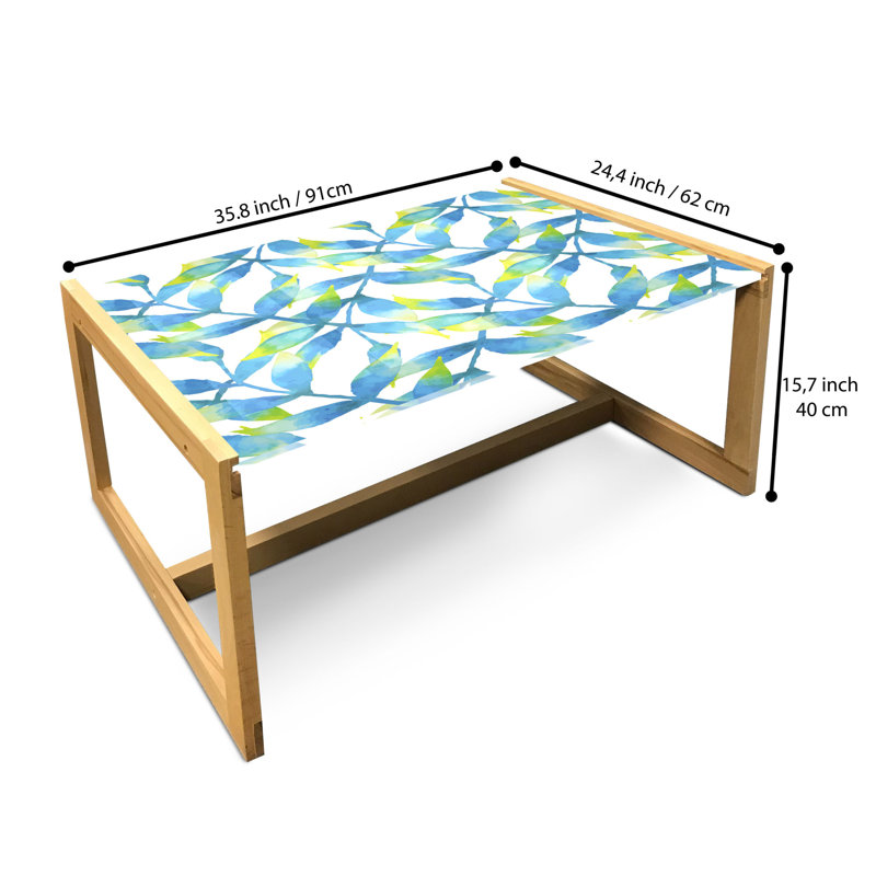 Jaliene Sled Coffee Table, 90cm H x 62cm W x 40cm D