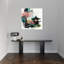 Cherry Blossom Pagoda Abstract Contemporary Landscape Tree Wall Art Print 1 Piece Wrapped Canvas Wall Art-1095695699
