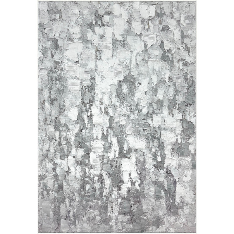 Ashen Flow Canvas Wall Art