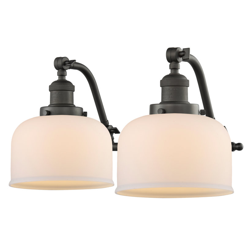 Bonomo 2 - Light Dimmable Vanity Light, Oil Rubbed Bronze, Plated Smoked, No Bulb Included