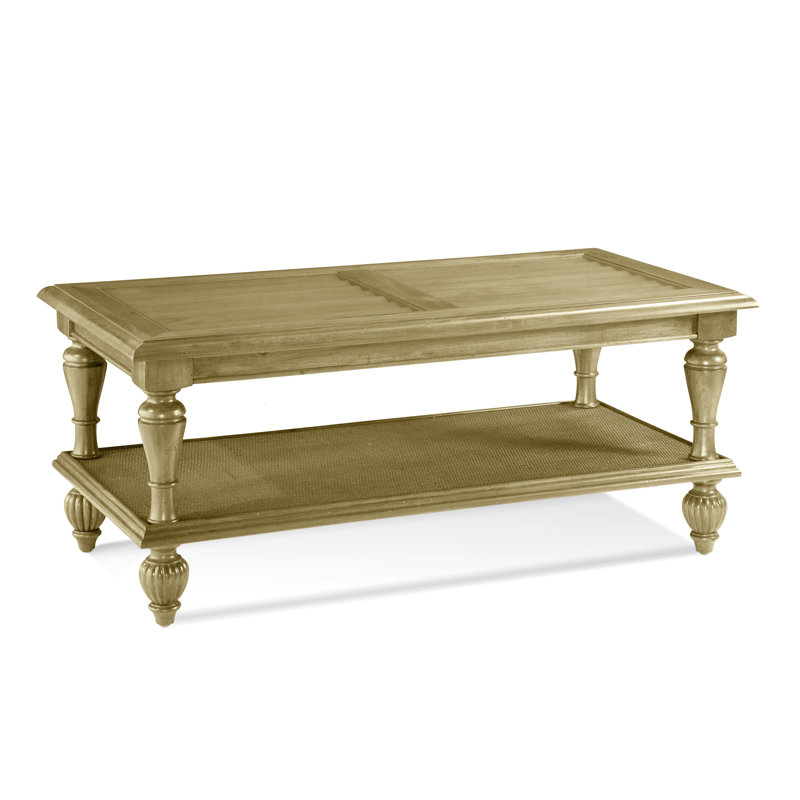 Grand View Coffee Table, Brass