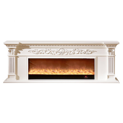 European-style TV cabinet electric fireplace