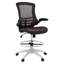 Chaise de dessinateur en vinyle Attainment - tabouret de dessinateur avec accoudoirs relevables de Modway-30609359
