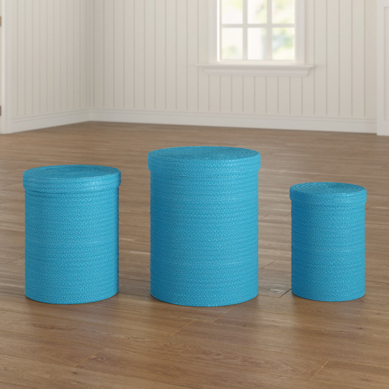 Plastic Laundry Set, Turquoise