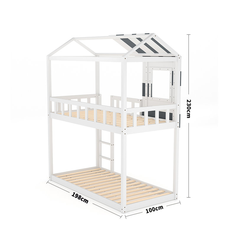Iylah Single (3') Bunk Bed House Beds