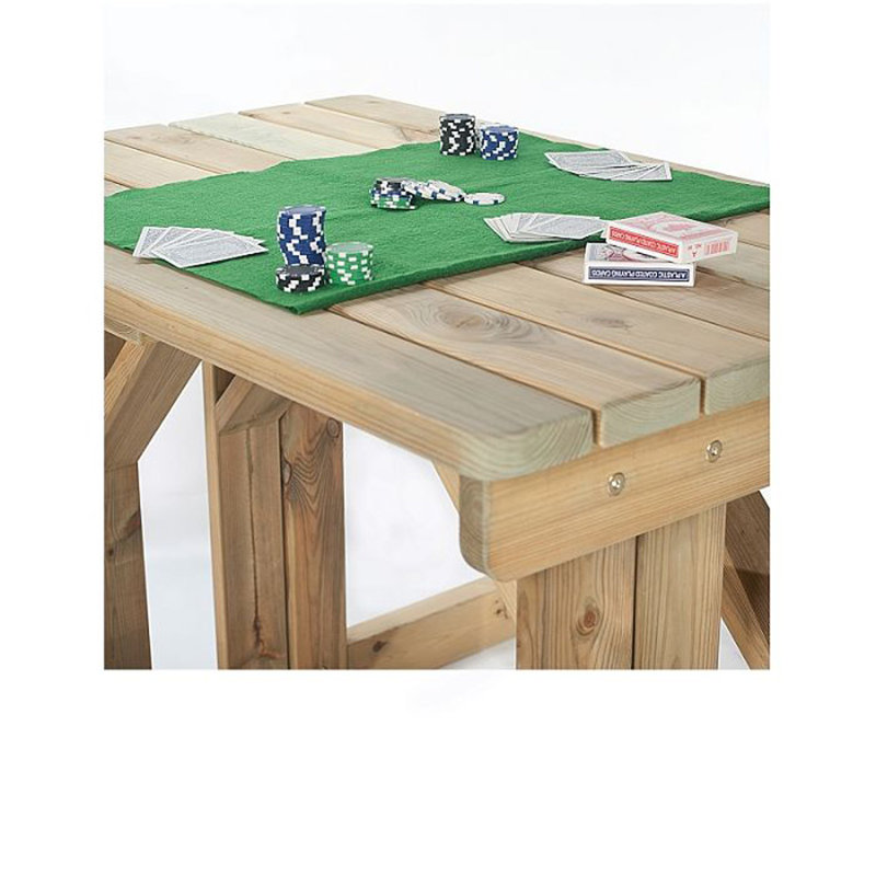 Melton Mowbray 2 - Person Wood Patio Dining Set with Rectangular Table, H 75 x W 159 x D 110cm, Natural