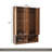 Farmhouse Widen Hall Tree With 4 Rattan Doors, Versatile 4-In-1 Seating Bench With 6 Hooks, Mid-Century Entryway Shoe Cabinet With Adjustable Shelf For Living Room, Black, 55.1"W-1940559531