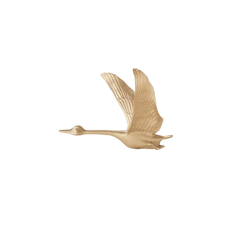30" Full-Bodied Goose Weathervane, Gold Bronze