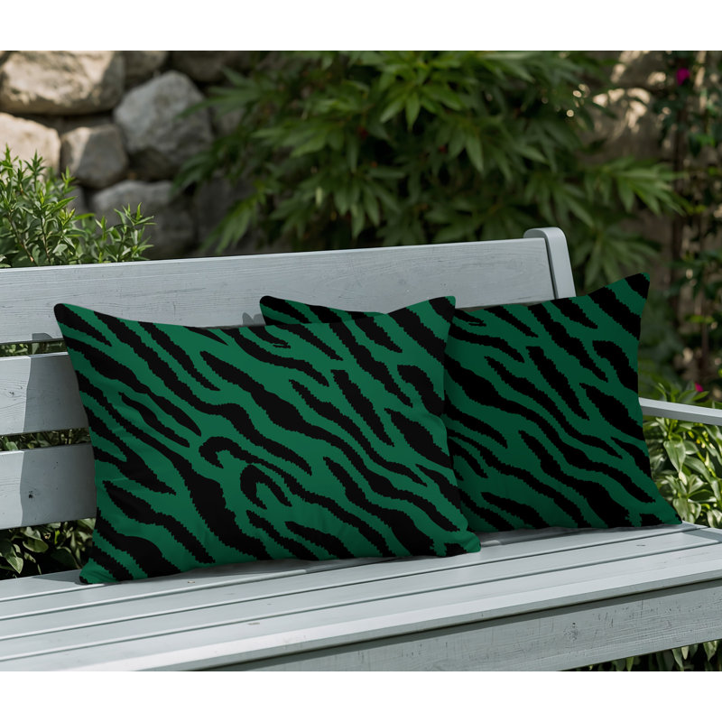 Coussin intérieur / extérieur Valerie, 20x14, Vert