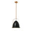 Luminaire suspendu en dome à 1 lumière-1079616385