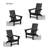 Barbour Greenture Plastic/Resin Adirondack Chair-981778187