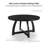 Allijah 54" Solid Wood Round Dining Table-783743071