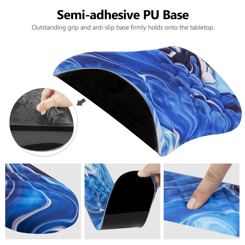 2-In-1 Keyboard Wrist Rest And Ergonomic Mouse Pad, Non-Slip And Easy Typing Computer Keyboard