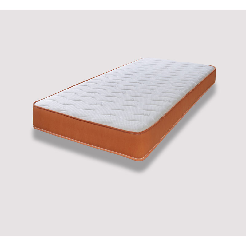 Bolduc Starlights Orange Memory Spring  Open Coil Mattress, Kingsize (5')