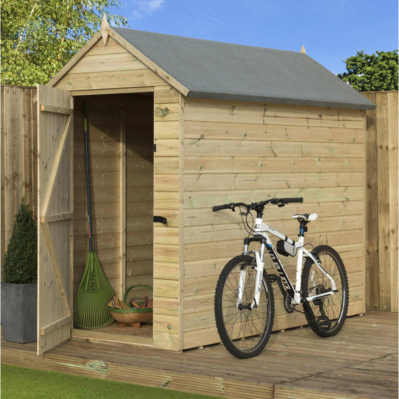 Premier Apex Shiplap Wooden Shed, 4ft. W x 4ft. D