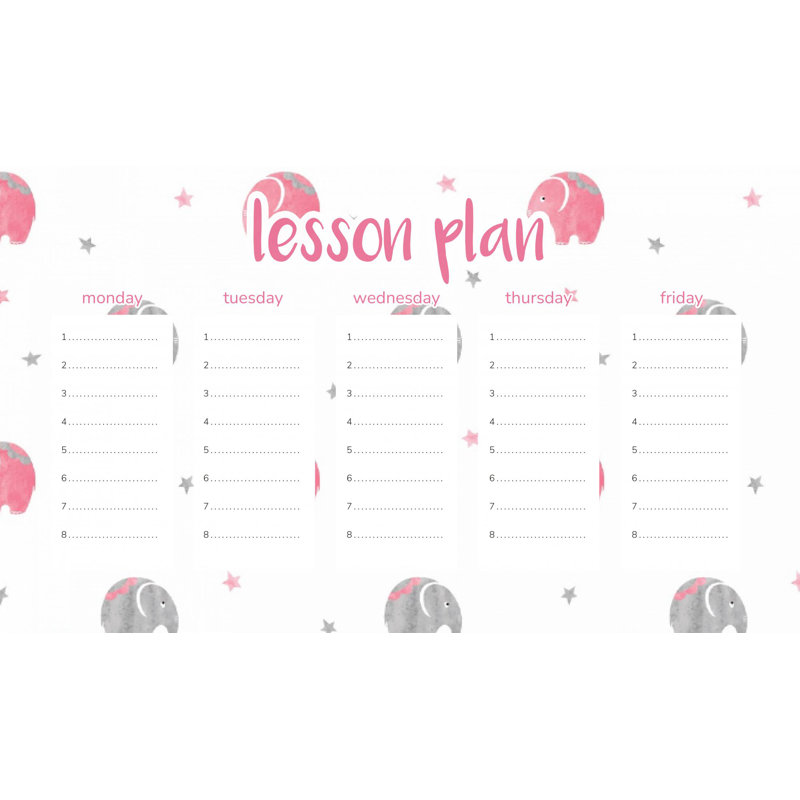 Magnetic Lesson Plan Gentle Little Elephants