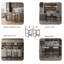 Ensemble de 2 tabourets de bar rembourrés en similicuir avec tabourets de bar modernes et structure en métal pour comptoir, îlot de cuisine-2095518050-2095518049