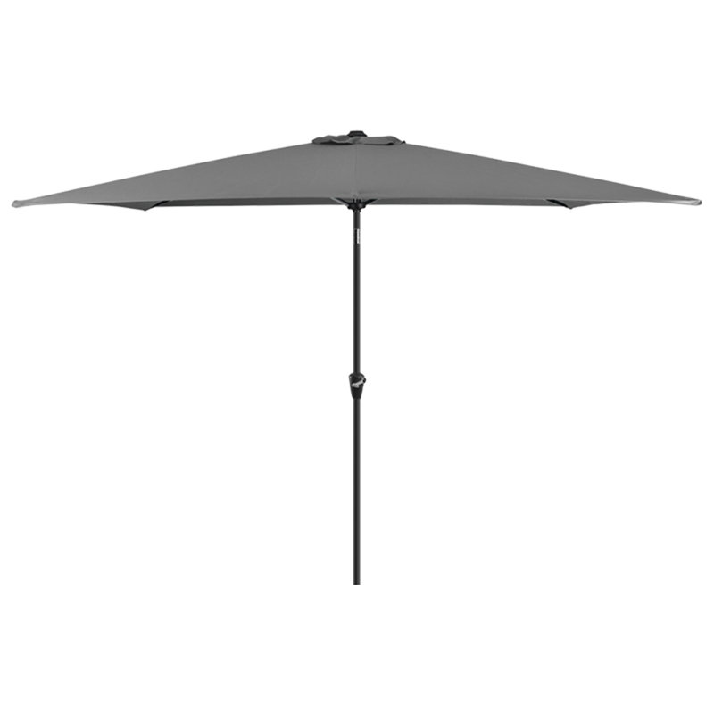 Market Parasol, Grey, 2.43m H x 2.5m W x 2.5m D