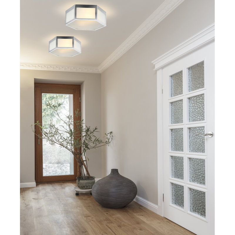 Hoosier Flush Mount, 6" H x 13" W x 13" D