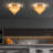 4 - Light 17'' Unique / Statement Round Flush Mount Ceiling Light With Glass-110845881