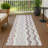 Machine Washable Indoor/Outdoor Bourkelands ACN2342 Stripes Rug-1330012957