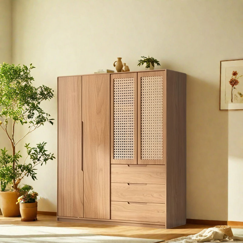 Simple And Practical Wardrobe, 78.74" H x 47.24" W x 23.62" D