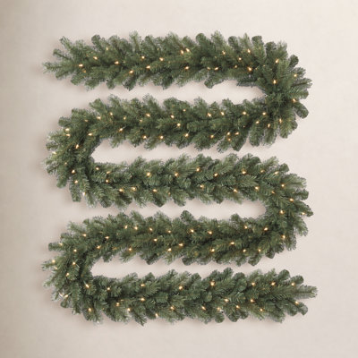 Surrey 108'' in. Lighted Faux Pine Garland