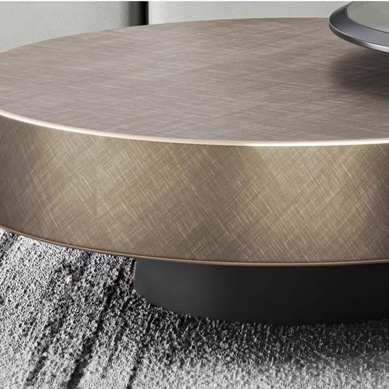 Ensemble de tables basses modernes et minimalistes, H 12,6 po x L 31,5 po x l 31,5 po