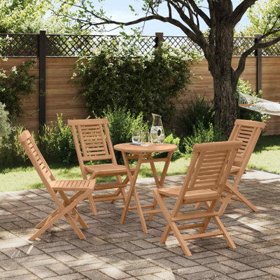 Solid Wood Patio Dining Set Table,