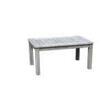 Shelburne 40" Outdoor Weathered Teak Rectangle Coffee Table