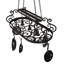 48" Long Neo 3 Light Pot Rack