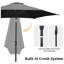 Parasols d'extérieur 9 pi avec inclinaison et manivelle-591123738