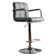 Aarvin Swivel Upholstered Adjustable Height Counter Stool with Metal Frame