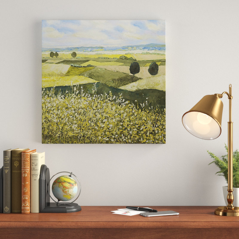 Green Hills by Allan Friedlander - Wrapped Canvas Painting, 51cm H x 51cm W  