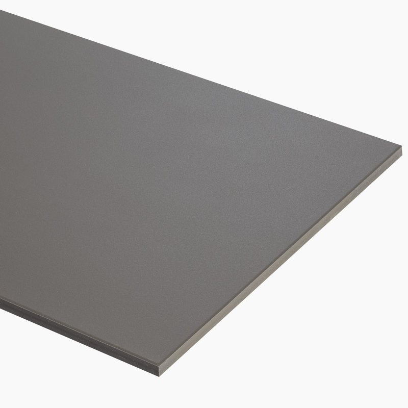True Story Polished 12'' W x 12'' L Porcelain Throughbody Singular Tile, Steel