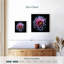 Dahlia Harnek rose et mauve-109368518