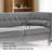 Chelsea 77'' W Mid Century Upholstery Tufted Sofa-1500739417-1500739419