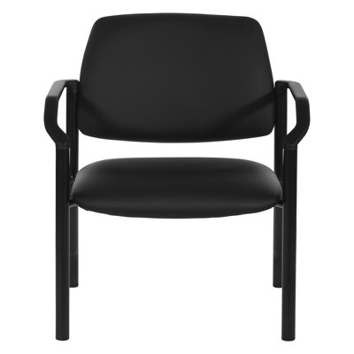 Swensa Big & Tall 400 lb. Capacity Guest Chair with Soft PU Arms