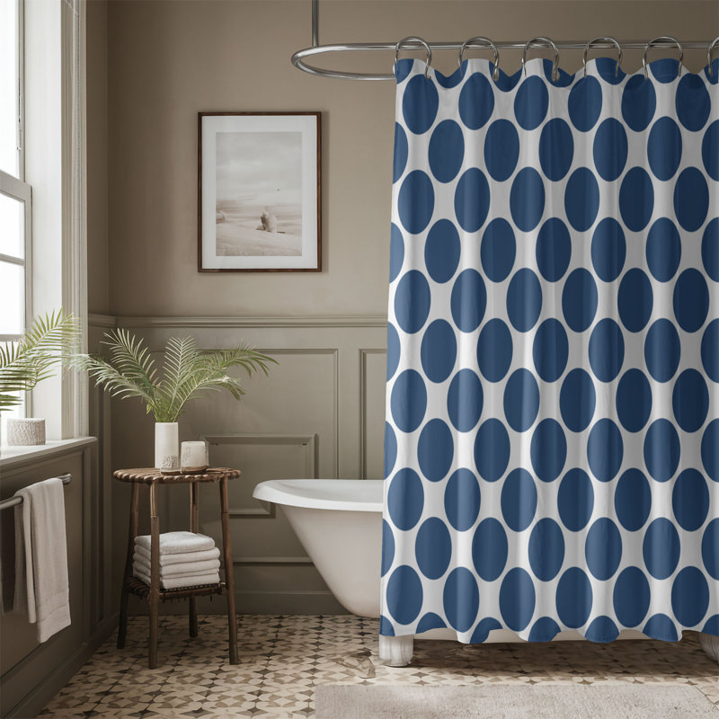 Blue Specks - Premium Shower Curtain, 74"H x 71"W